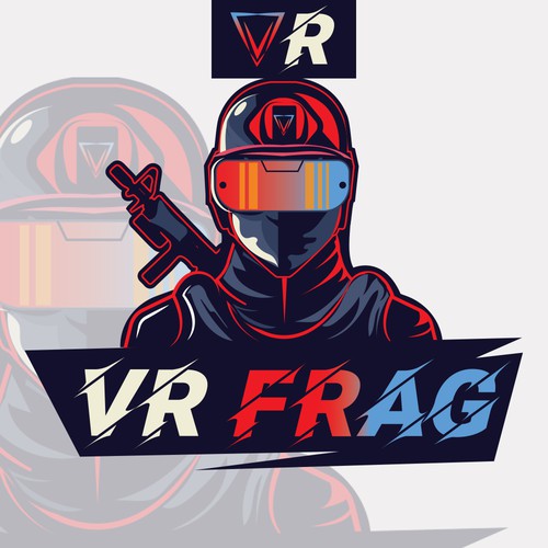 VR shooter played at large space VR arcades is looking for a logo. Réalisé par BAHAA FIKRY