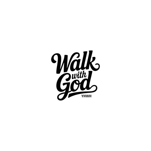 Walk With God Minimalist Luxury Logo for a Modern Faith & Fashion Brand Design by Flowbase