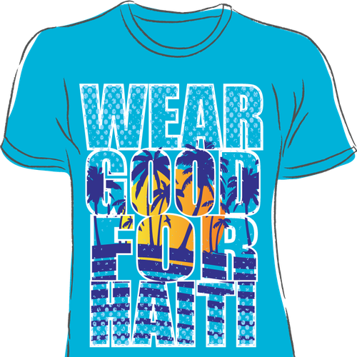 Wear Good for Haiti Tshirt Contest: 4x $300 & Yudu Screenprinter Ontwerp door LLesleyP