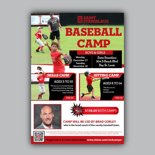 Baseball Camp Flyer Template