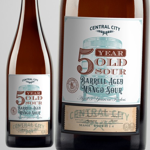 Premium Craft Sour Beer Label Design by Windmill Designer™