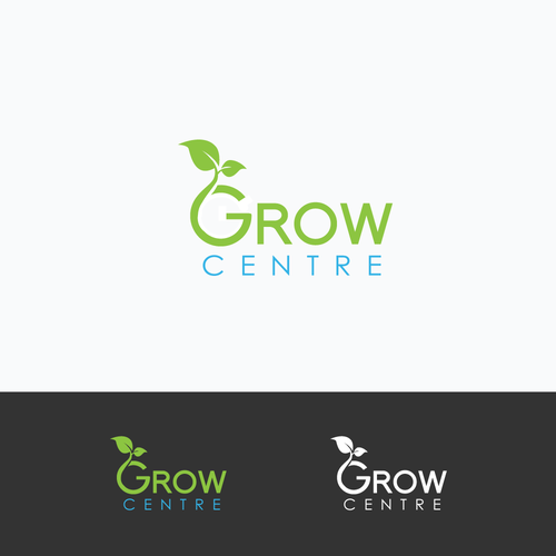 Logo design for Grow Centre Diseño de YZ24