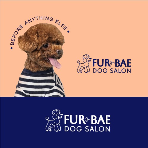 Design a logo/branding for Fur-Bae (slogan: Before Anything Else) luxury dog wellness/lifestyle biz Design by M.I.Thomson