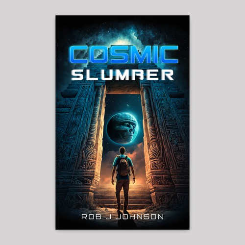 Cover design for Scifi book "Cosmic Slumber" Design réalisé par ydesignz