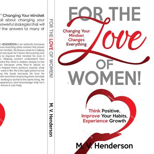 Creative book cover for the ultimate self help guide for women! Design by LSDdesign