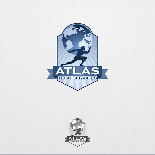 Guaranteed-  Create a logo and branding concept for Atlas Tech Services Design by DedovArt