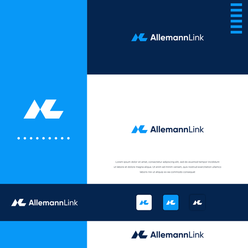 Software/Data analysis company logo embedding the letter A and L Design by groww_art