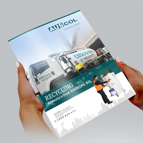 Creative solutions for used cooking oil business! Brochure contest