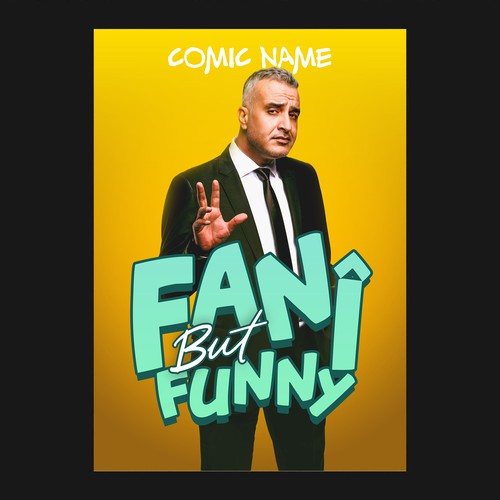 Poster design for Stand up Show Design by Christo Pluto