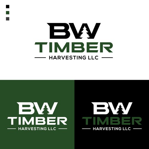 Design by Einestine_Er_Nati titled "Create a Bold, Rugged Brand for a Timber Harvesting Company in Michigan's Upper Peninsula!"