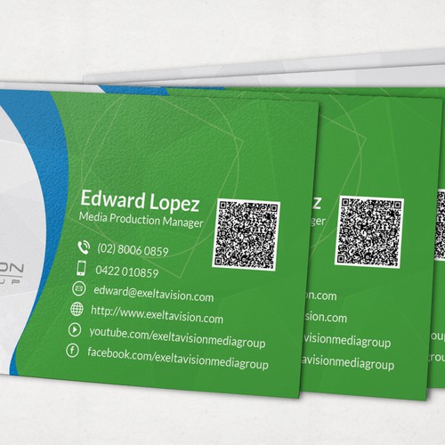 Business Card to represent THREE Service Divisions Design by Twin Ashek Masum