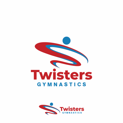 Twister Gymnastics Logo Rebrand - Modern, Exciting, Clean Logo Update for Kids Gymnastics Facility Design by Ok Lis