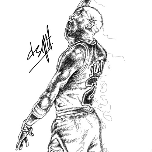 silhouette of an athlete Design by dsgrt.