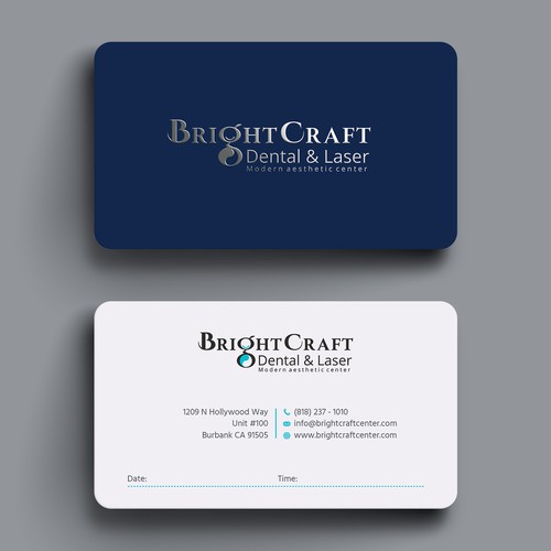 Modern Dental and Medical SPA business card Design réalisé par Hasanssin