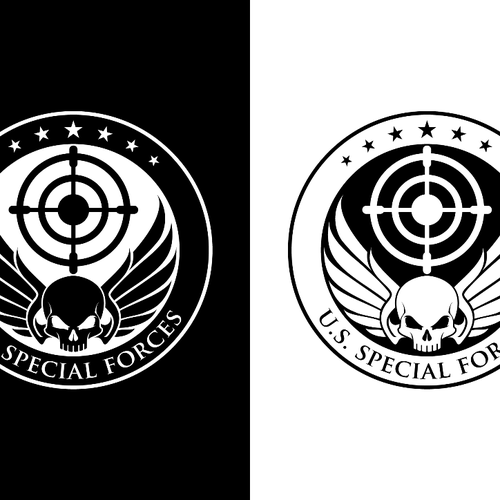 コンペ「Give us a new unique U.S. Special Forces Logo!」のデザイン by Gecko Joeさん 