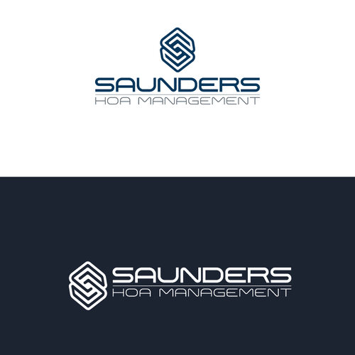 Modern Clean Logo for High Tech Real Estate Management Firm. Design by memindlogo