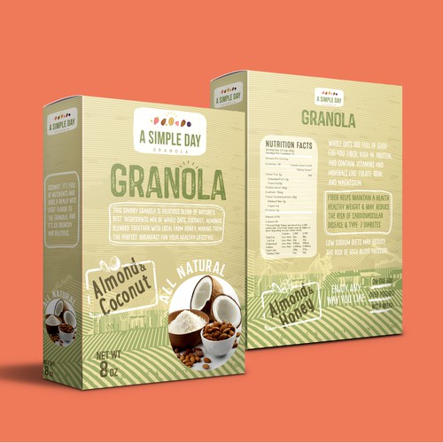 A Simple Day Granola Box Design Design by kec99