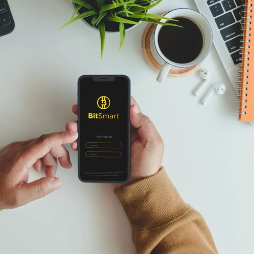 Design best logo for BitSmart crypto wallet app Design by KHAN GRAPHICS ™