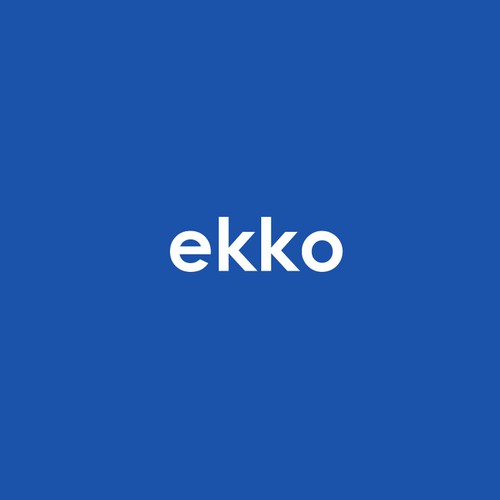 SIMPLE LOGO - ekko Letters then dm after Design by tristar