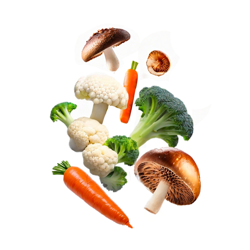 Vegetable Food Collage-ontwerp door ies