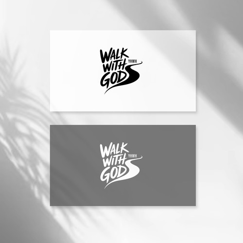 Walk With God Minimalist Luxury Logo for a Modern Faith & Fashion Brand Design by RGORG