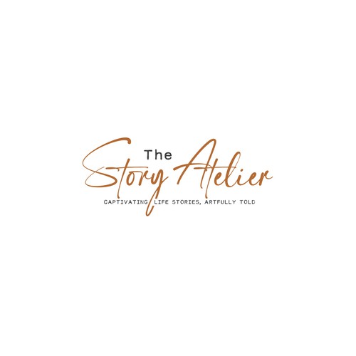 A logo that combines Old & New for a luxury unique writer's atelier Design by Julie Estelle