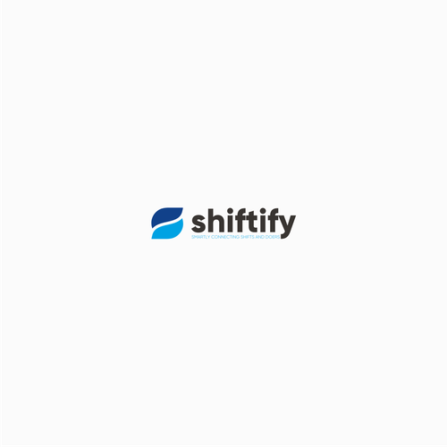 Minimalist and modern logo design for modern work shift management application Design by TABLIM