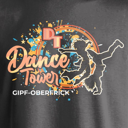 T-shirt Design - Dance Tower Design by mozaikworld