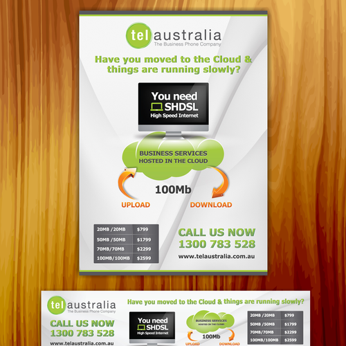 Telaustralia the Business Phone Company needs a new banner ad-ontwerp door Sofianester