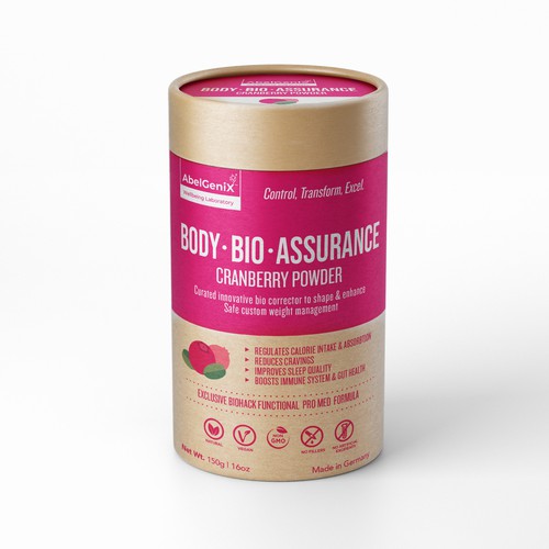 Supplement Packaging Premium / luxury design Design by Plush Design