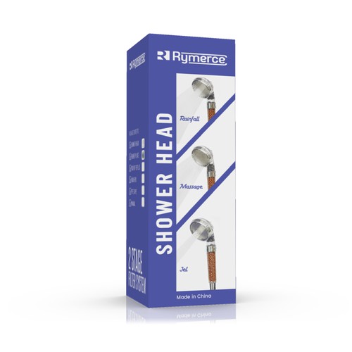 Shower Head Box Design Product packaging contest