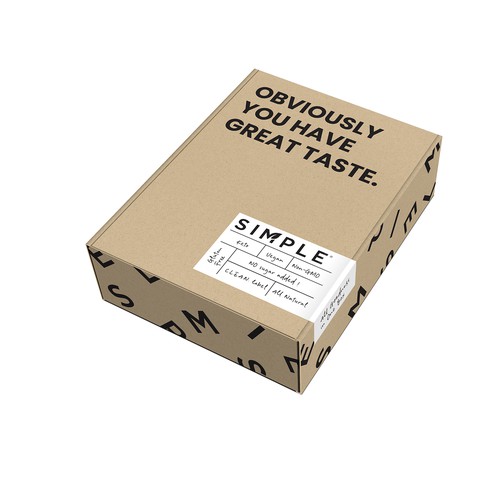 SIMPLE shipping box Design by Shisiouk