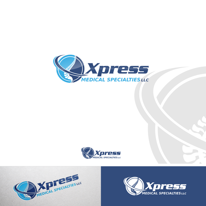 create a new and exciting logo for Xpress Medical Specialties, LLC