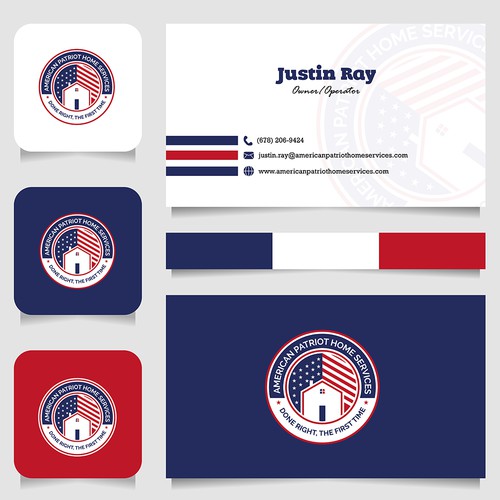 Design a unique, patriotic logo for a patriotic company serving patriotic communities! Design by MD. Anwar_Parvez