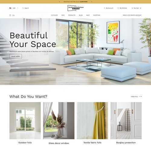 Web page design contest entry by FuturisticBug
