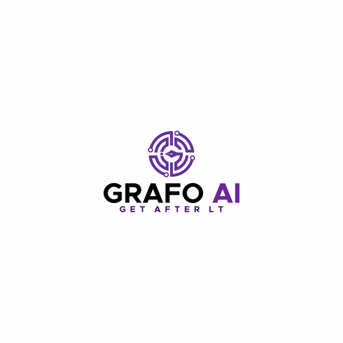 GrafoAI | Artificial Intelligence Writer Logo Design by X O X O