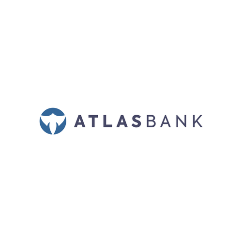 Logo for Atlas Online Bank. Design by -Alya-