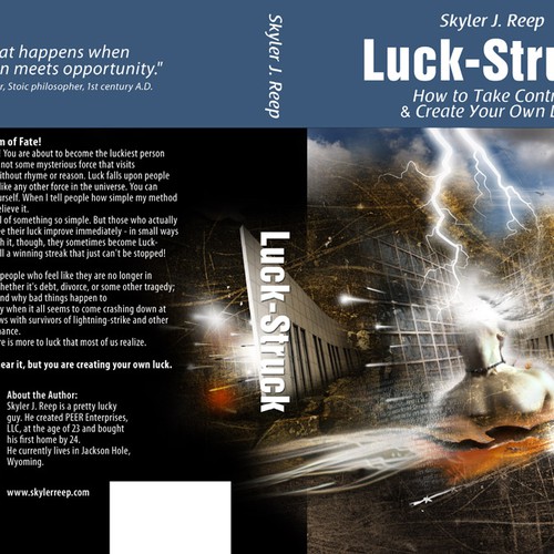Design by Venanzio titled ""Cover" for a Lightning-Themed eBook"