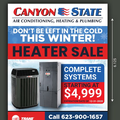 Newpaper Ad For Heating, Ventilation, and Air Conditioning (HVAC) Company - Wireframed and Ready! Design by GrApHiC cReAtIoN™