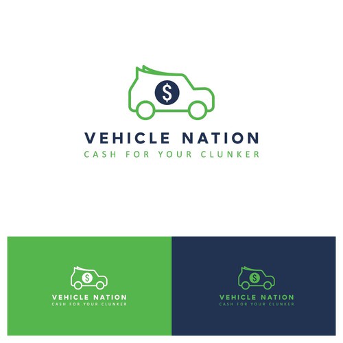 Vehicle Nation Seeks Logo For Junk Car Business. Design by smitadesign