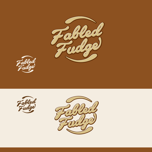 Logo for Gourmet Fudge and associated foods Design by Med!