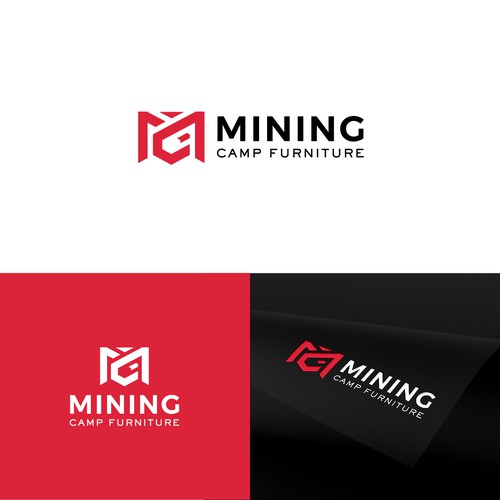 Mining Camp Furniture Logo Design réalisé par Manan°n