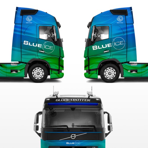 Wrapping Design for an Eco-Friendly Truck Design by Logicainfo ♥