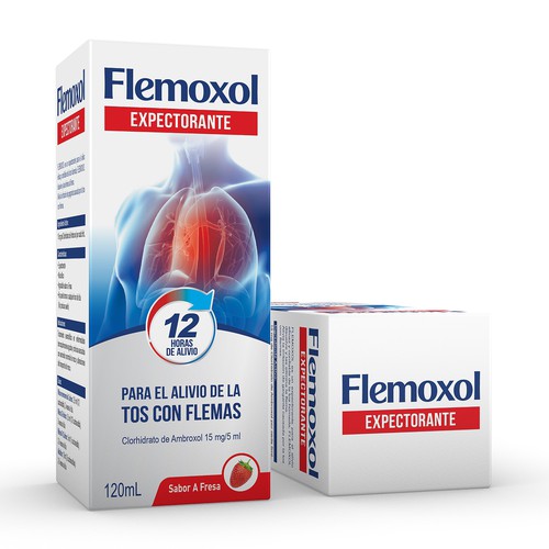 Llamativo empaque para FLEMOXOL Design by FreshApple@Michelle