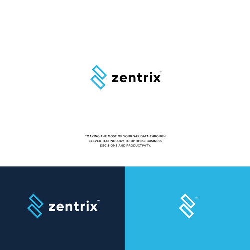 Logo for IT Company called Zentrix Réalisé par Kreyto