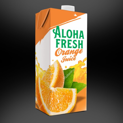 ALOHA FRESH JUICE & TEA Design by neoflexdesign