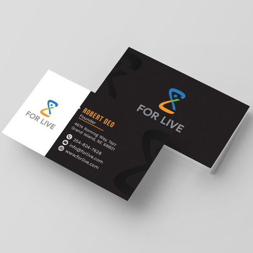 Design a suitable business card for 'For Life' Design by Muzahid4all