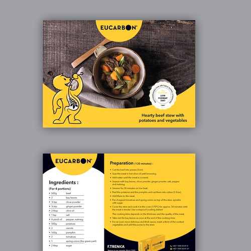 Design Recipe flyer template por Krishna Arts