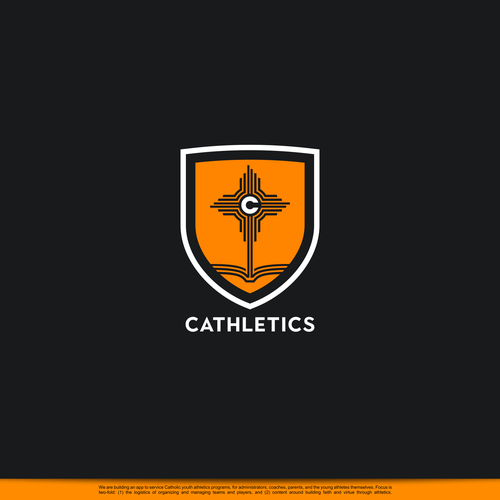 App branding: Christian Faith + Youth Athletics Design by DC | DesignBr