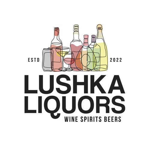 Catchy & Powerful Liquor Store Logo Design by M. Castillo Design